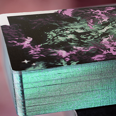 Gilded Nebula Stellar Green Playing Cards (green star)-Deinparadies.ch-Deinparadies.ch