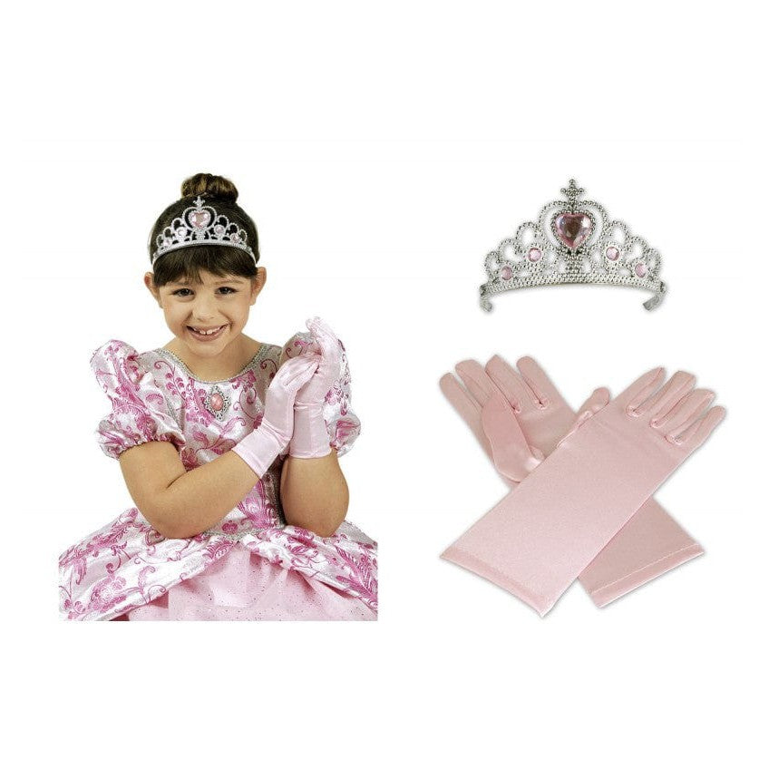 Glamor gloves and diadem pink Chaks at Deinparadies.ch