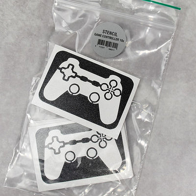 Glitter-Tattoo Schablone | 10x Game Controller-Grimas-Deinparadies.ch