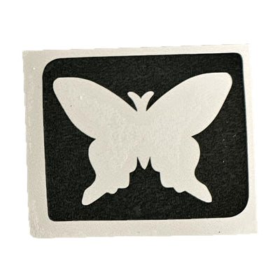 Glitter-Tattoo Schablone | 10x Schmetterling-Grimas-Deinparadies.ch