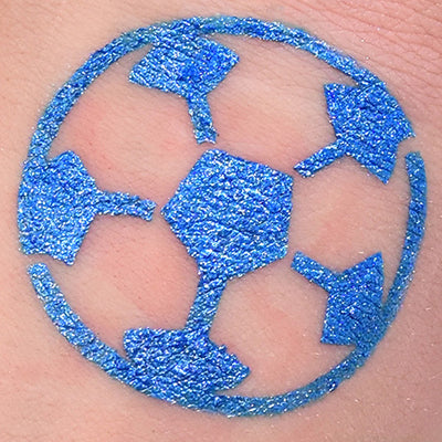 Glitter-Tattoo Schablone | 15x Fussball-Grimas-Deinparadies.ch