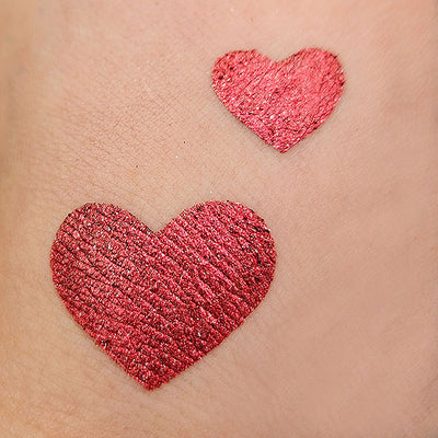 Glitter-Tattoo Schablone | 15x Herzen-Grimas-Deinparadies.ch
