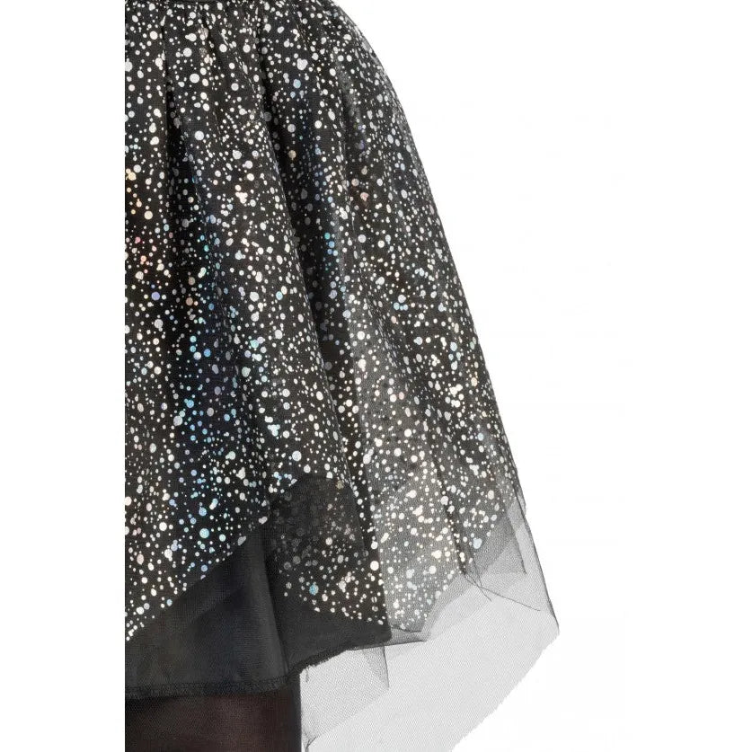 Glitzerndes Skelettkleid mit Tutu | Kinder-Chaks-Deinparadies.ch