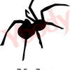 Glitzertattoo Schablone | 5x Spinne-Ybody-Deinparadies.ch
