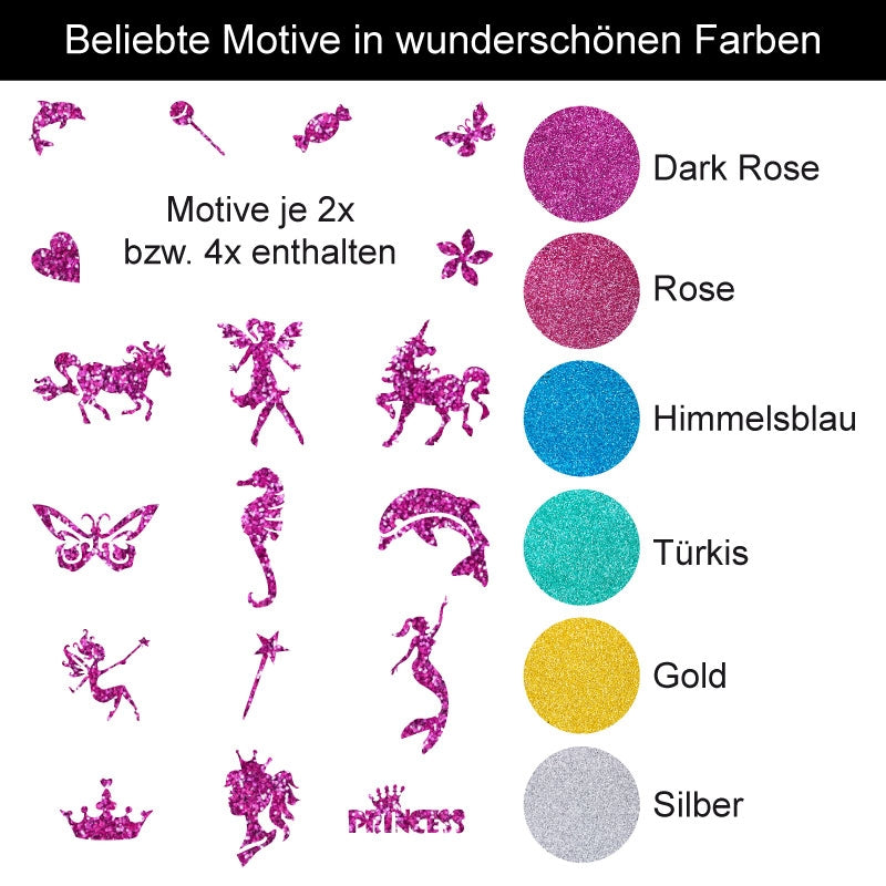 Ybody Glitzertattoo BIO Set | Kinderparty