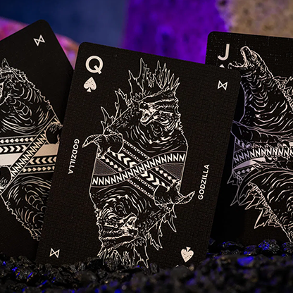 Godzilla x Kong: The New Empire Playing Cards - Godzilla (Black) Standard Edition