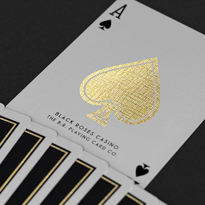 Gold Foil Black Roses Casino-Black Roses Playing Cards-Deinparadies.ch