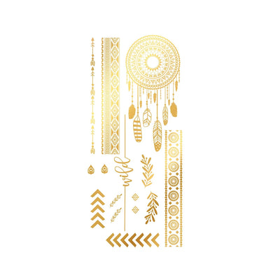 Goldene Aufklebetattos | Hippie-Guirca-Deinparadies.ch