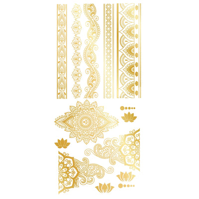 Goldene Aufklebetattos | Oriental-Guirca-Deinparadies.ch