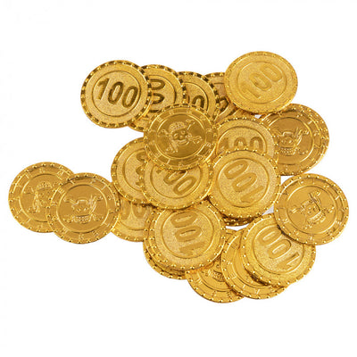 Ensemble de pièces de monnaie de pirate doré Boland bei Deinparadies.ch