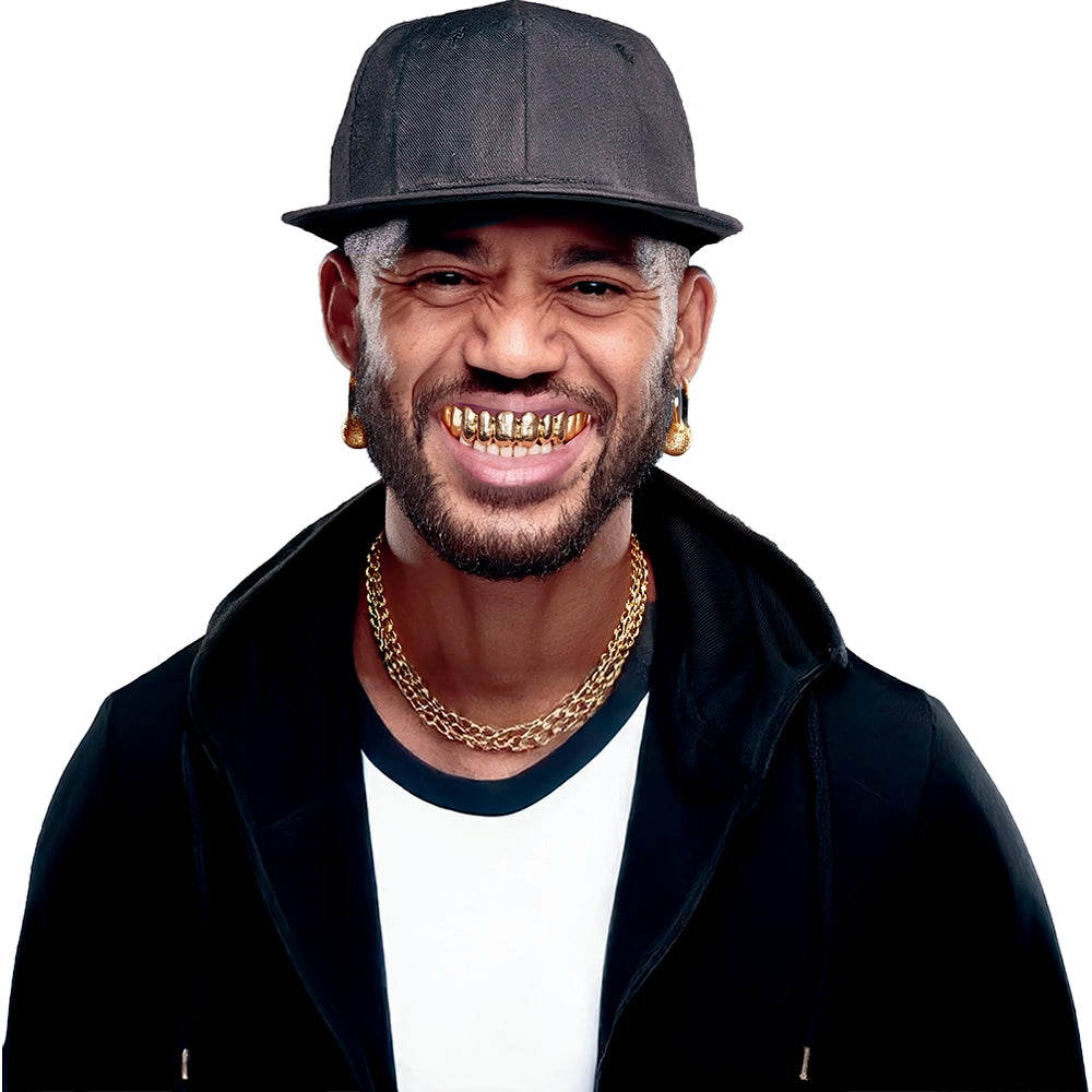 Goldzähne Hip-Hop für Erwachsene-Guirca-Deinparadies.ch