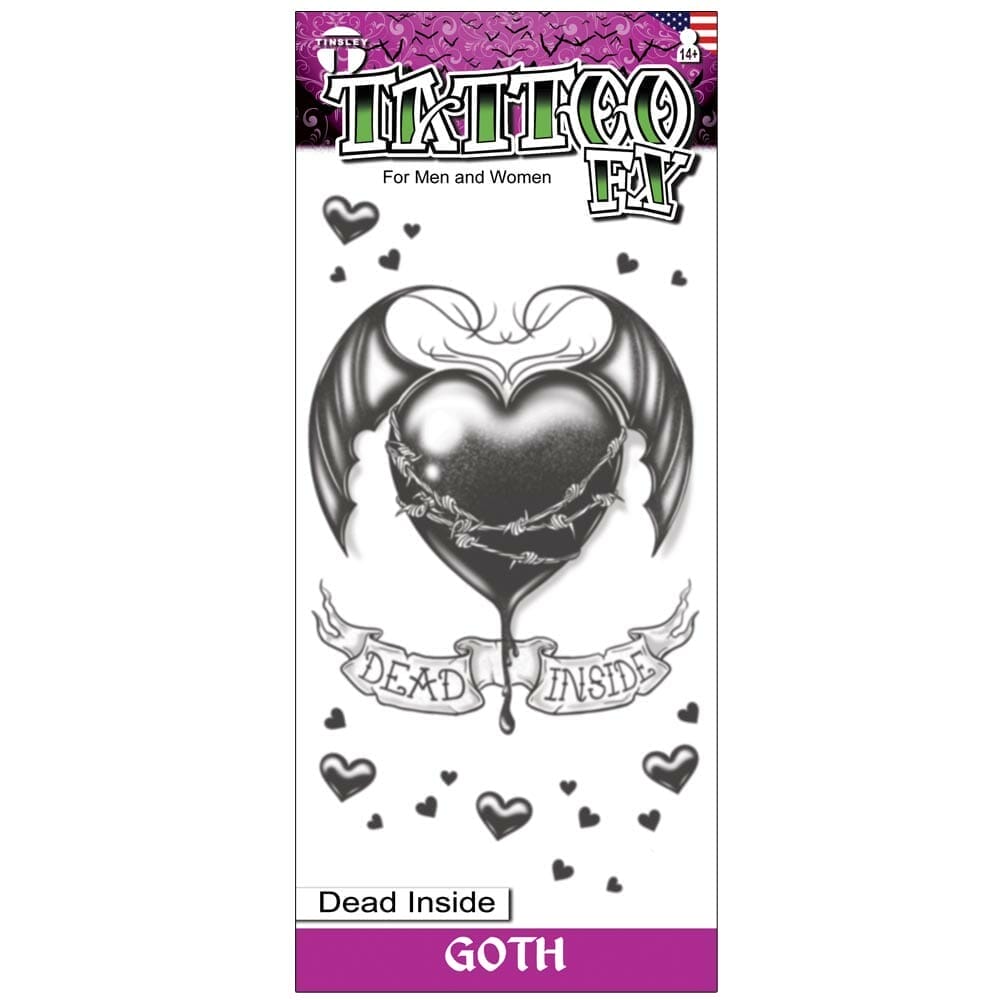 Gothic Dead Inside | Klebetattoos-Tinsley Transfers-Deinparadies.ch