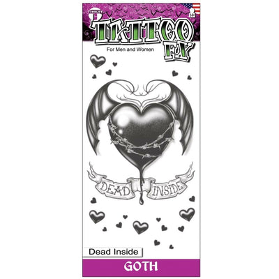 Gothic Dead Inside | Klebetattoos-Tinsley Transfers-Deinparadies.ch