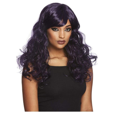 Gothic Seductress Wig, black-purple Smiffys Deinparadies.ch