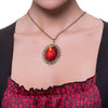 Gothisches Rubin Halsband-Wicked-Deinparadies.ch