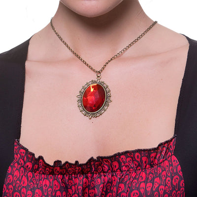 Gothisches Rubin Halsband-Wicked-Deinparadies.ch