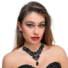 Gothisches Stickerei Halsband-Wicked-Deinparadies.ch