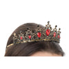 Gothisches Tiara mit roten Steinen-Chaks-Deinparadies.ch
