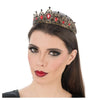Gothisches Tiara mit roten Steinen-Chaks-Deinparadies.ch