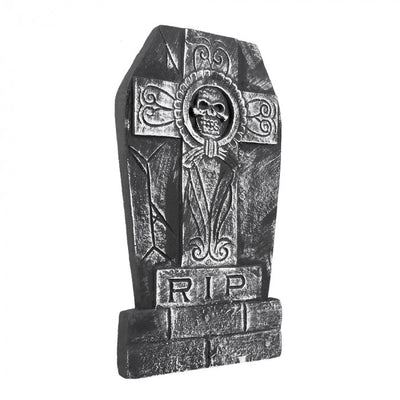 Lápida con calavera y cruz | Bola de 45 cm en Deinparadies.ch
