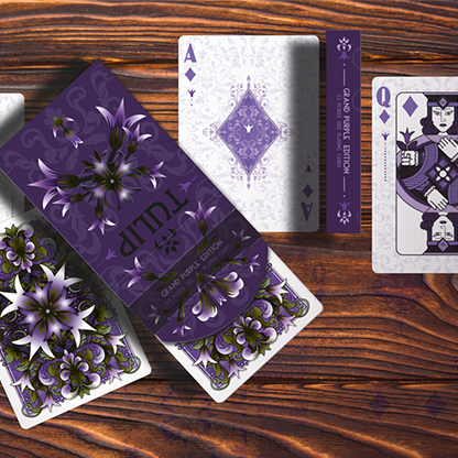 Grand Tulip Purple Playing Cards | Dutch Card House Company-Deinparadies.ch-Deinparadies.ch