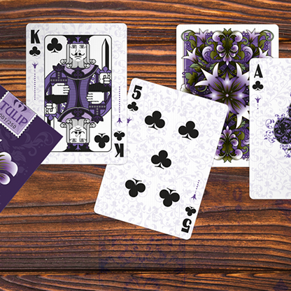 Grand Tulip Purple Playing Cards | Dutch Card House Company-Deinparadies.ch-Deinparadies.ch