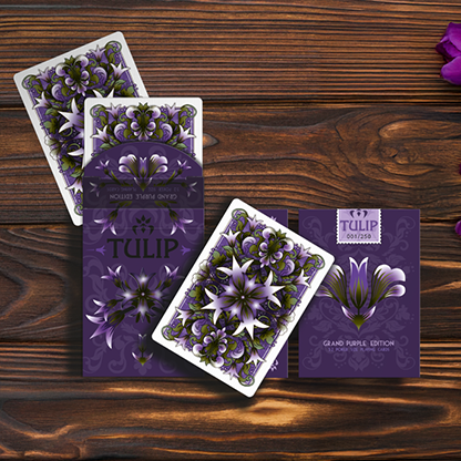 Grand Tulip Purple Playing Cards | Dutch Card House Company-Deinparadies.ch-Deinparadies.ch