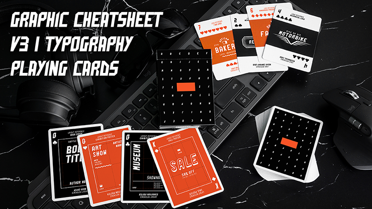 Graphic Design CheatSheet V3 Playing Cards Fundamentool bei Deinparadies.ch