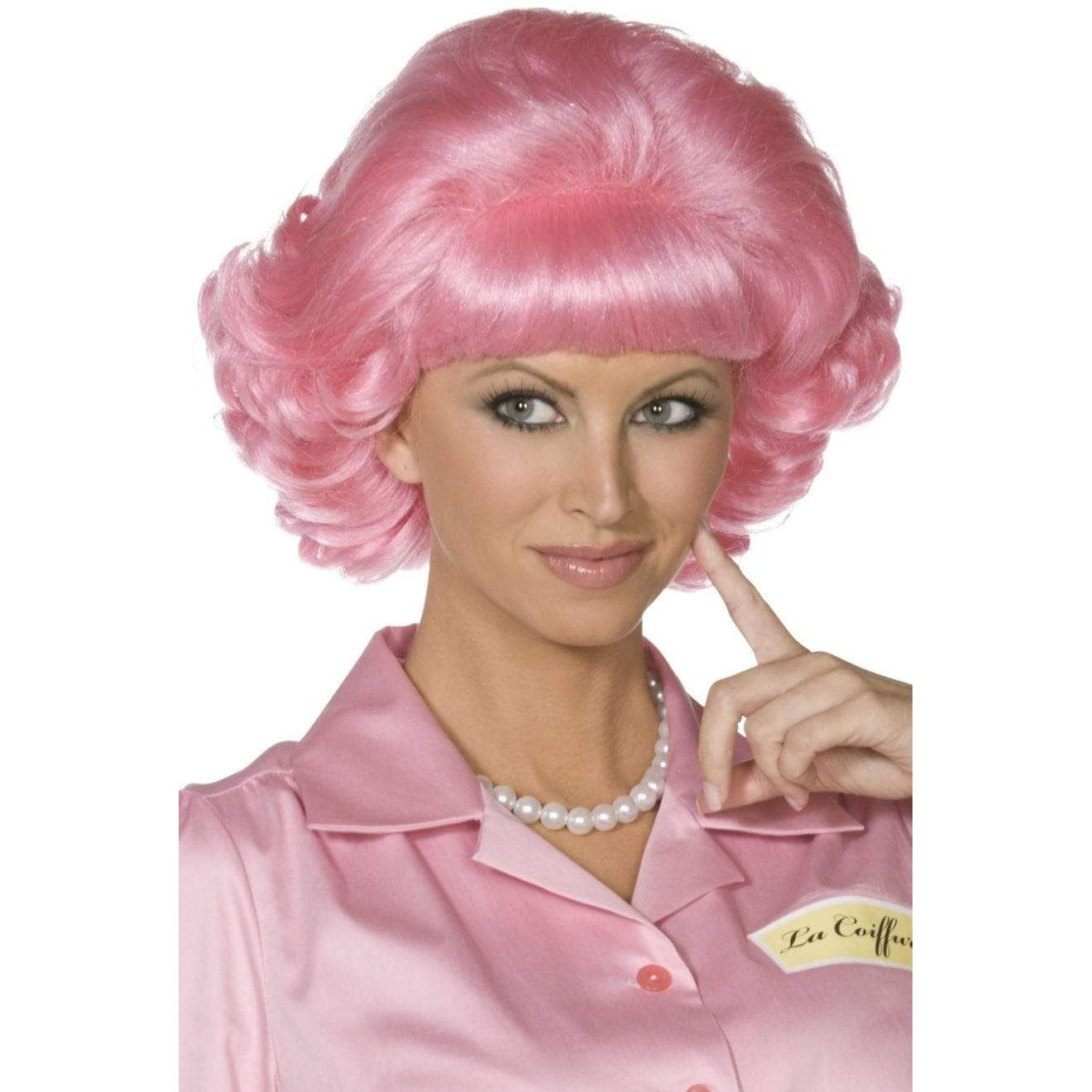 Grease Frenchy Perruque Rose Smiffys à Deinparadies.ch