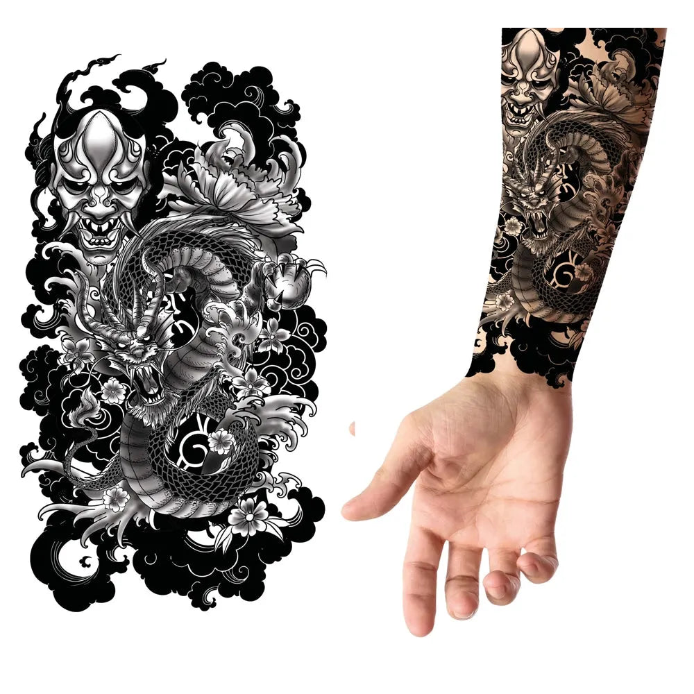 Grosse Klebetattoos | Drache-Guirca-Deinparadies.ch