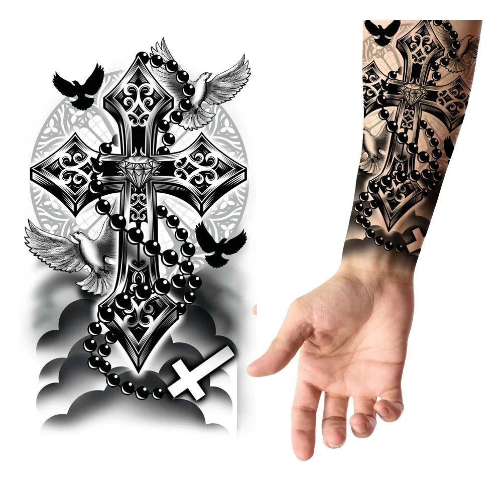 Grosse Klebetattoos | Kreuz-Guirca-Deinparadies.ch