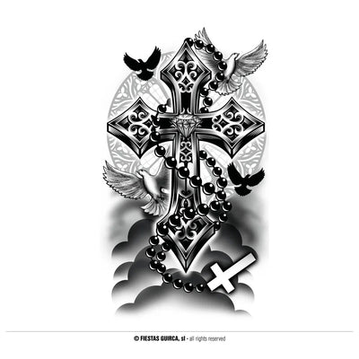 Grosse Klebetattoos | Kreuz-Guirca-Deinparadies.ch