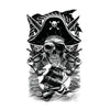 Grosse Klebetattoos | Pirat und Schiff-Guirca-Deinparadies.ch