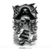 Grosse Klebetattoos | Pirat und Schiff-Guirca-Deinparadies.ch