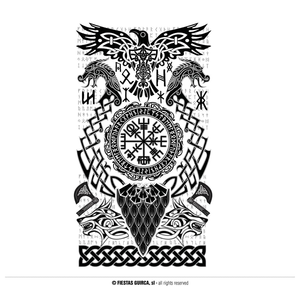 Grosse Klebetattoos | Wikinger-Guirca-Deinparadies.ch