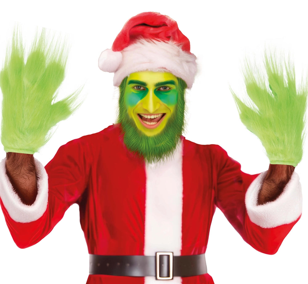 Grünes Weihnachtsmonster Handschuhe-Guirca-Deinparadies.ch