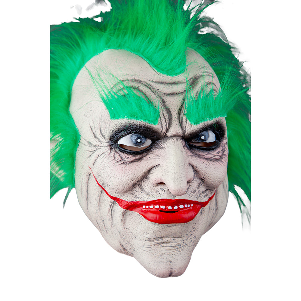 Grünhaariger Freak Latexmaske-Wicked-Deinparadies.ch