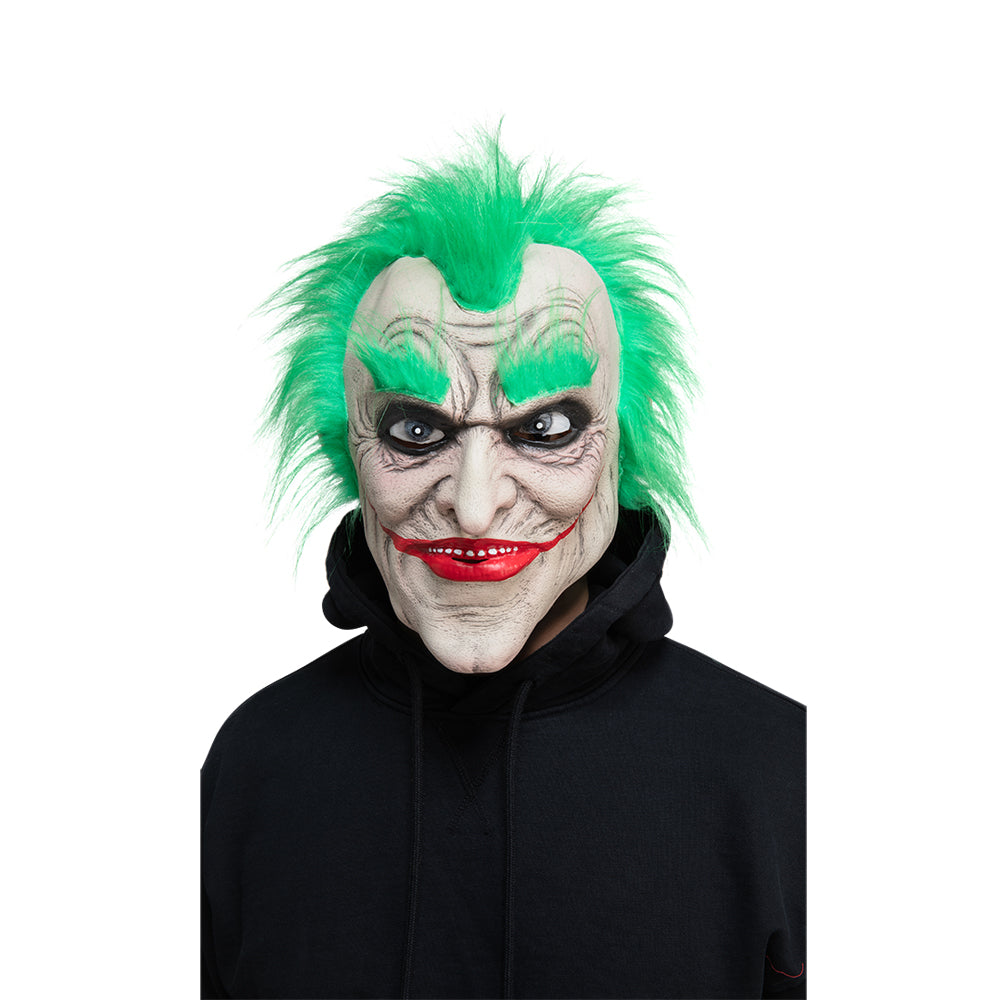 Grünhaariger Freak Latexmaske-Wicked-Deinparadies.ch