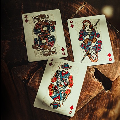 Gunslingers Poker (Blue) Playing Cards-Deinparadies.ch-Deinparadies.ch