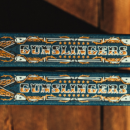 Gunslingers Poker (Blue) Playing Cards-Deinparadies.ch-Deinparadies.ch