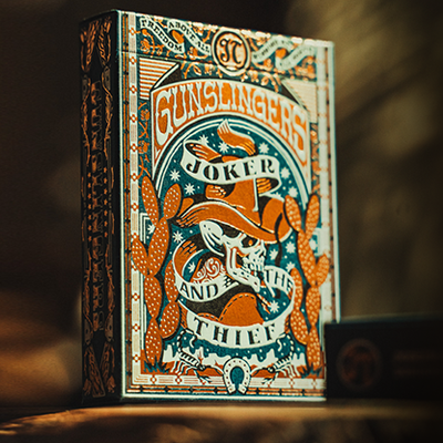 Gunslingers Poker (Blue) Playing Cards-Deinparadies.ch-Deinparadies.ch