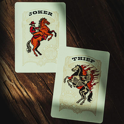 Gunslingers Poker (Red) Playing Cards-Deinparadies.ch-Deinparadies.ch