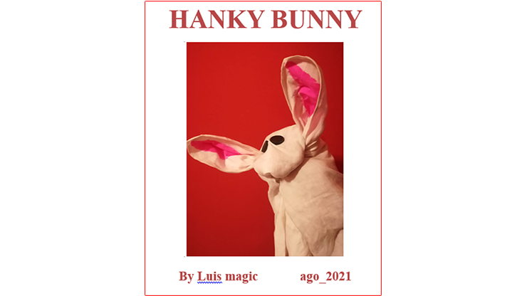 HANKY BUNNY by Luis Magic - Video Download EZIO ZAMARA bei Deinparadies.ch