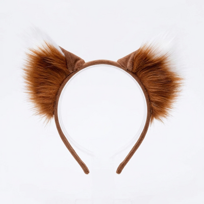 Haarreif fluffiger Fuchs | braun-Party Owl-Deinparadies.ch