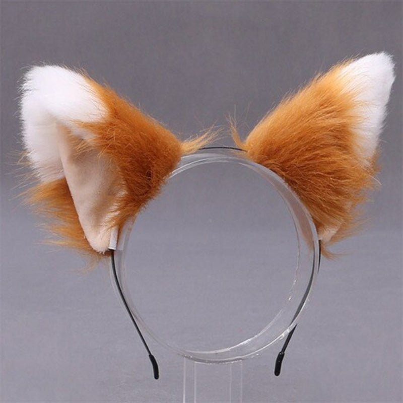 Headband red/white fox ears Deinparadies.ch consider Deinparadies.ch