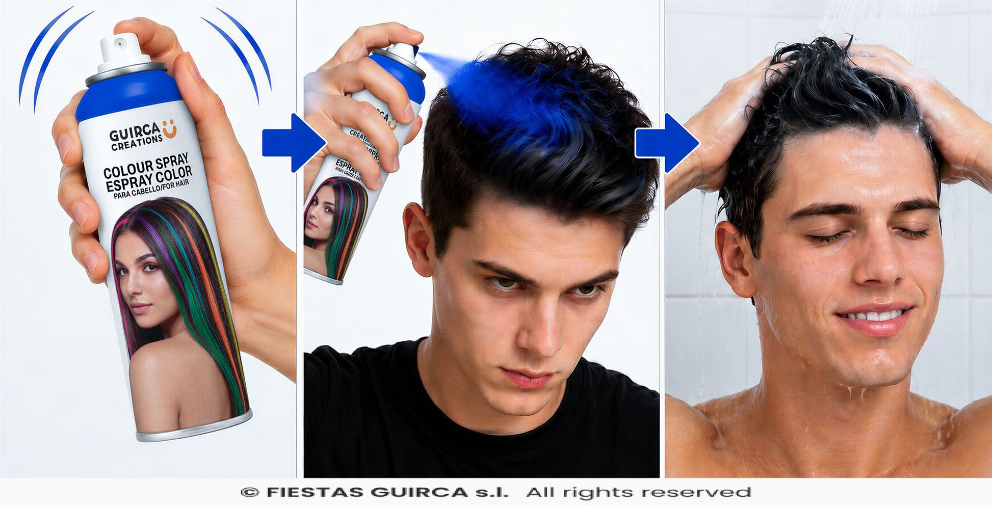 Haarspray 125ml | blau-Guirca-Deinparadies.ch