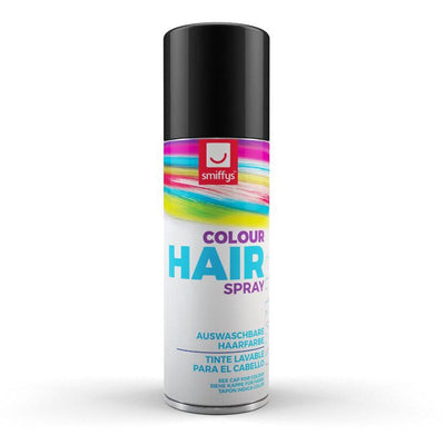 Haarspray farbig 125ml - schwarz - Smiffys