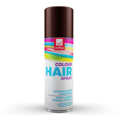 Haarspray farbig 125ml - braun - Smiffys