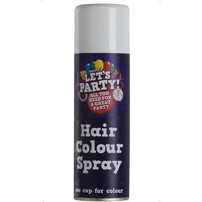 Hairspray colored 125ml - white - Smiffys