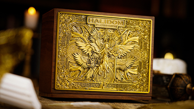 Set di scatole in legno Deluxe Halidom | Carte da gioco dell'Arca